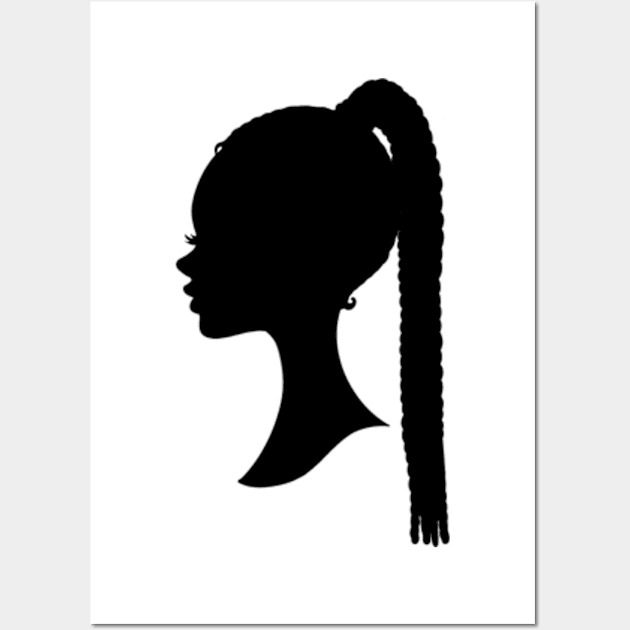 Black barbie silhouette hotsell